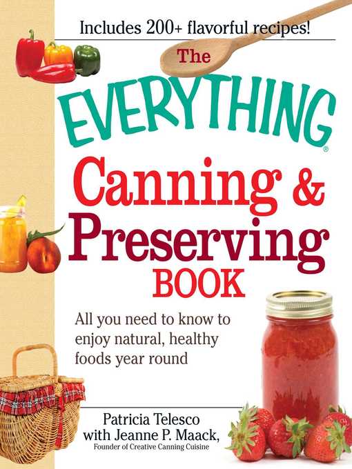 Title details for The Everything Canning and Preserving Book by Patricia Telesco - Wait list